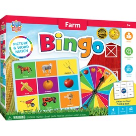 MasterPieces Kids Games - Farm Bingo Game