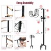 Artigarden Freestanding Garden Hose Holder Stake with Brass Faucet, Heavy
