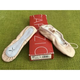 Capezio New 9 C CAPEZIO Pink 200T NPK Child’s TEKNIK Leather BALLET SLIPPER Hanami
