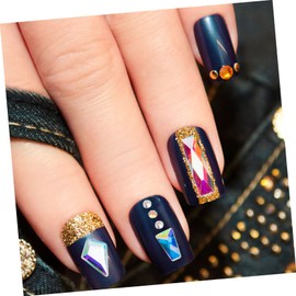 WOONEKY Nail Art Diamond Styles Mixed Glass Rhinestones DIY Nail Decals Charm Gems Dazzling Manicure Decorations