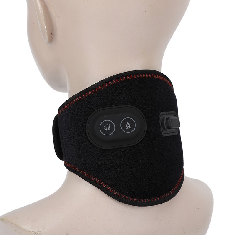 USB Heated Neck Wrap Vibration 3 Gear Temperature Control Electric