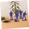 Toddmomy 50pcs Micro Police Figures Police Station Toys for Cop