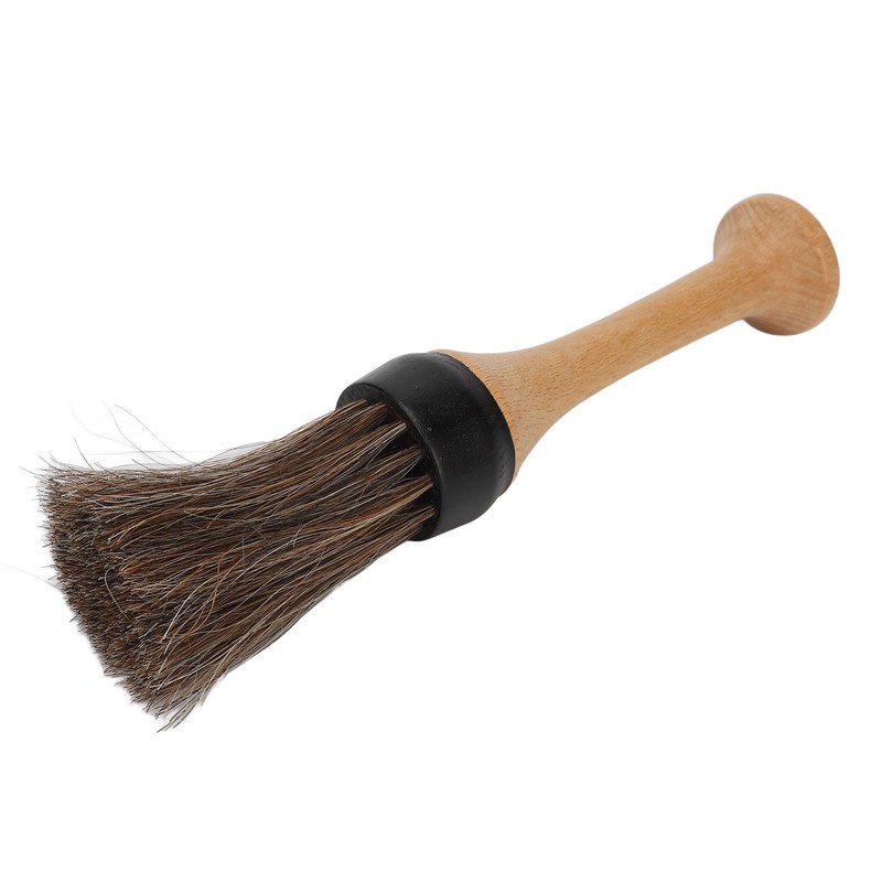 Wooden Neck Duster Brush Broken Hair Cleaning Sweep Hairdresser Neck