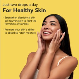 Super Natural Goods Liquid Biotin & Collagen 70,000mcg Hair Growth Vitamin Drops - Radiant Skin, Strong Nail Support - High Potency Hair Loss Supplement for Damaged Strands, for Men & Women (4oz)