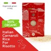 RISO MITTINO Organic Carnaroli Rice For Risotto 1 KG Pack