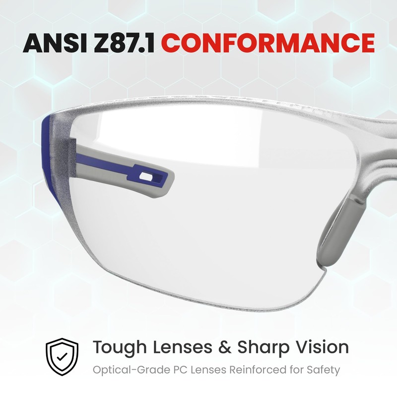 Upgraded 2.0 Safety Pickleball Glasses