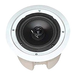 Ceiling Wall Mount Enclosed Speaker - 250 Watt Stereo In-wall / In-ceiling 8" Enclosed Full Range Mid-Bass Speaker System - 50Hz - 20kHz Frequency Response, 4-8 Ohm, Flush Mount - Pyle PDPC82 (Pair)