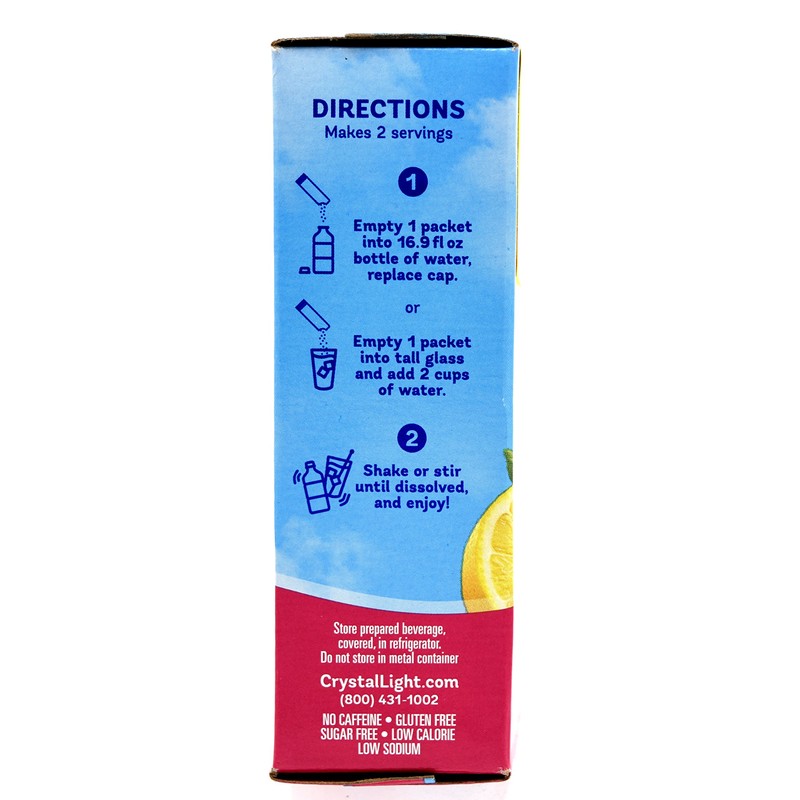 Crystal Light On The Go Raspberry Lemonade, 10-Packet Boxes (Pack