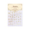 1 Sheet Flowers Nail Art Stickers Decals 5D Self-Adhesive Spring