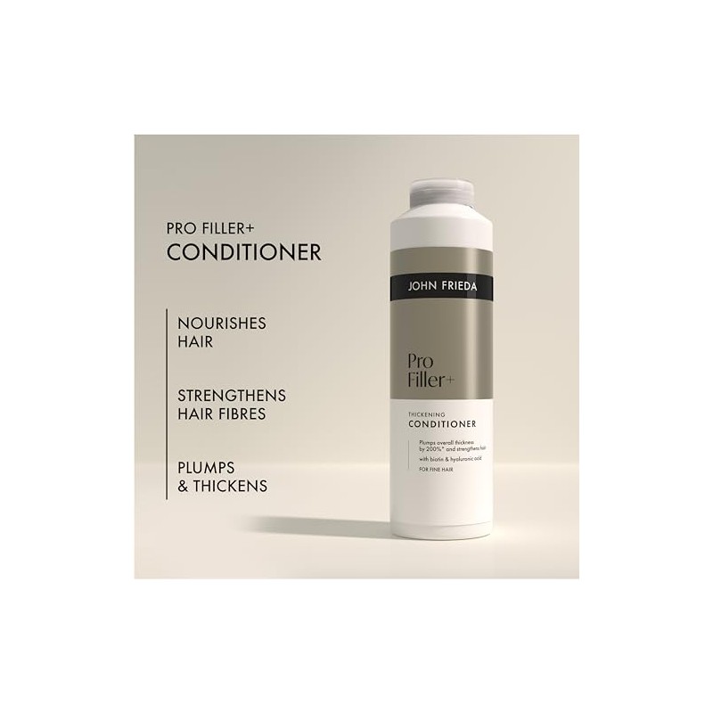 John Frieda Pro Filler+ Thickening Conditioner 500ml Fine Hair