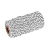 sourcing map Twine Packing String Wrapping Cotton Twine 100M/109 Yard