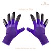 BEADNOVA Garden Gloves with Claws Digging Gloves Claw Gardening Gloves