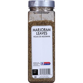 McCormick Culinary Marjoram Leaves, 4 oz - One 4 Ounce Container of Marjoram Spice for a Bitter, Minty Flavor, Ideal in Stews, Salads, Pork and Beef Dishes and Sauces