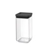 Brabantia Barattolo, Plastica, Dark Grey, 1.6 L