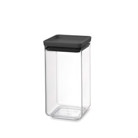 Brabantia Barattolo, Plastica, Dark Grey, 1.6 L