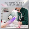 krofaue UV LED Nail Lamp - Gooseneck UV Light for