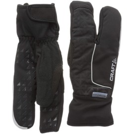 Craft sibériens 3 Finger Unisex Cross-Country Skiing Gloves, unisex, CR1906571, Black, FR : S (Taille Fabricant : 08 S)