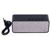 Mirror Alarm Clock Bluetooth Speaker Rechargeable Digital Alarm Clock Bluetooth