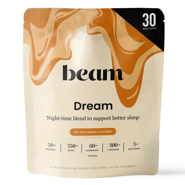Beam Dream Sleep Powder, Natural Sleep Aid and Magnesium Hot