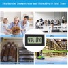 6 Pack Mini Digital Hygrometer Thermometer Small Indoor Temperature and