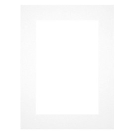 yd. Mount 45 x 60 cm / 35 x 50 cm Cardboard White Edge 5 cm Straight