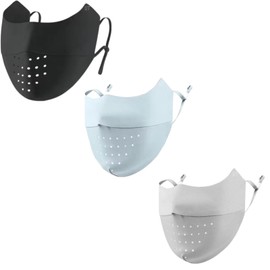 [UTST] Sun Protection Mask, Face Cover, Cooling Mask, Sports Mask (Black Blue Gray)