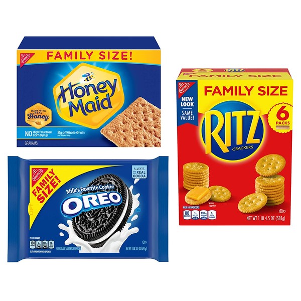 OREO, RITZ, & Honey Maid Snack Variety Pack, Family Size