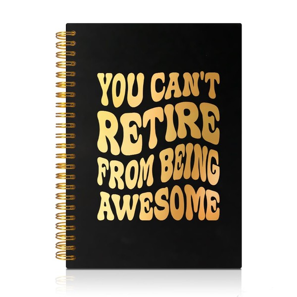 PUVOXHO You Can't Retire From Being Awesome 160 Blank Pages