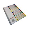 A4 10 Part Polypropylene Dividers with Index Cover