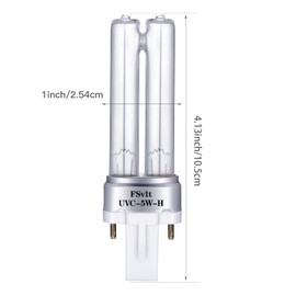LB4000 Bulb 3 Pieces LB4000 Light Replacement 5 W Bulb Compatible with Germguardian LB4000 Air Purifier Models AC4300BPTCA, AC4825, AC4850, AC4850PT, AC4900, AC4900CA, AC5300B, AC5350B, AC5350