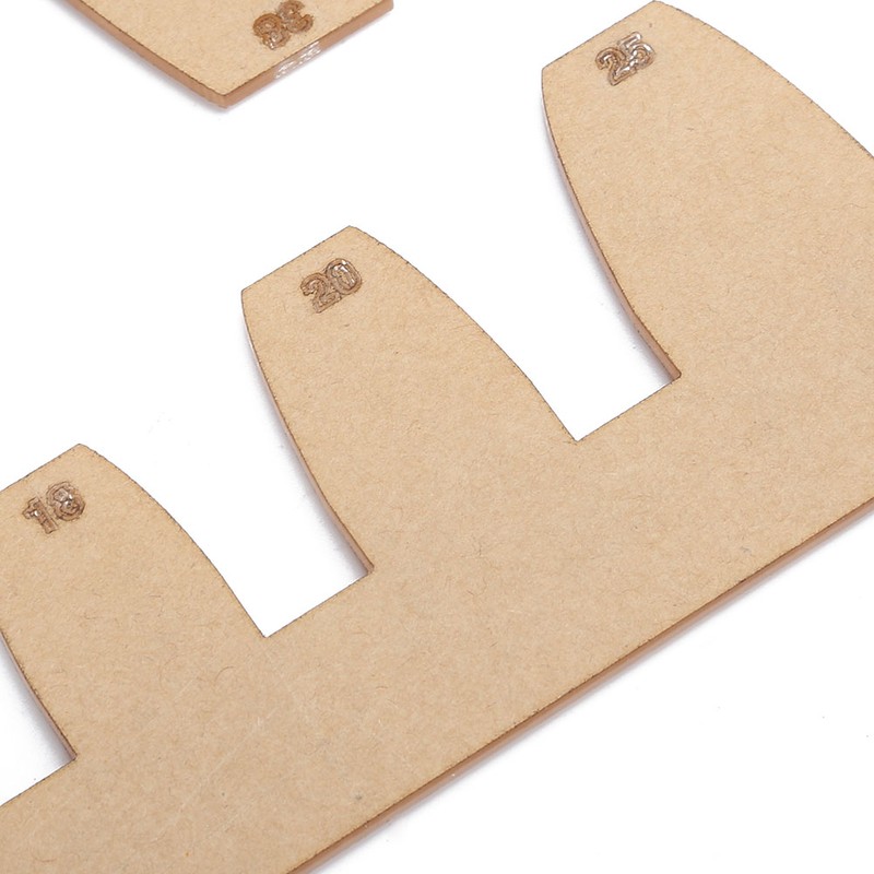 2Pcs Leather Acrylic Template DIY HandMade Craft Belt Sword Tail