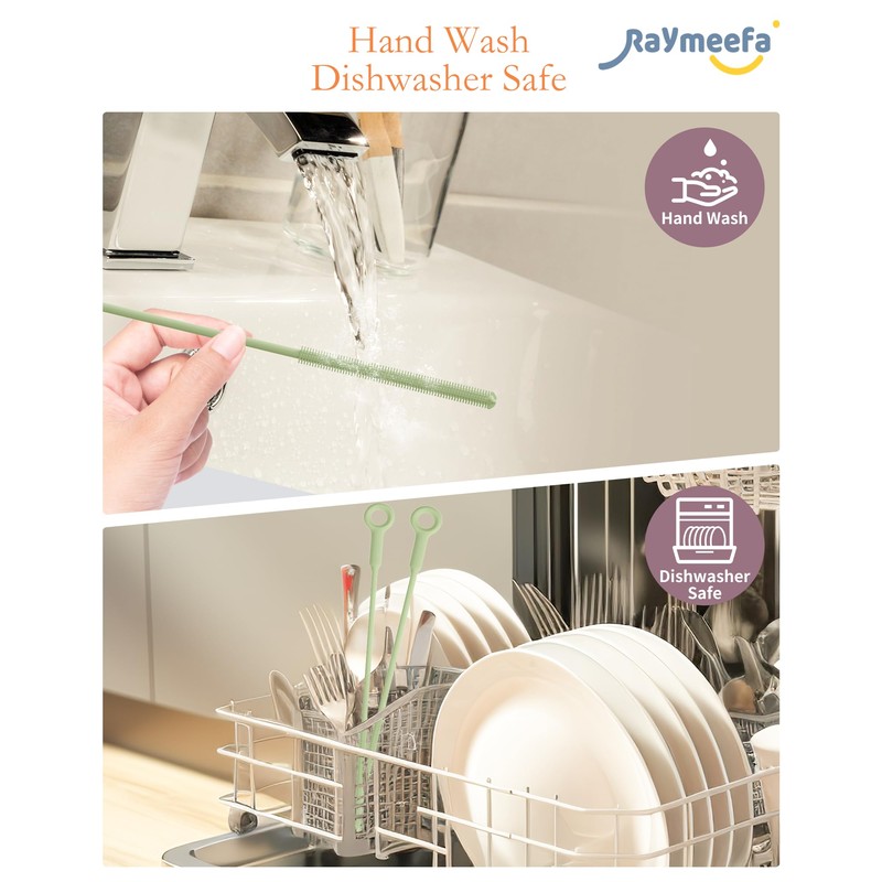 Straw Cleaner Brush Set - Raymeefa Scratch-Free Detail Cleaning for