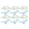 100 Pcs Shaped Paper Clips Hippo Dinosaur Shape Metal Cute