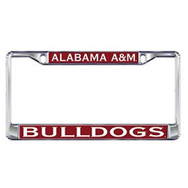 Alabama A&M Plate Frame (DOMED AAMU BULLDOGS PLATE FRAM (44041))