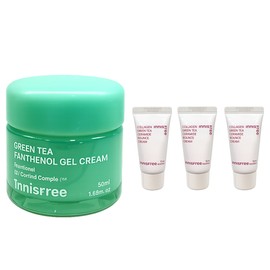 Innisfree Green Tea Panthenol Gel Cream + Collagen Ceramide Cream 10mlx3 / 이니스프리 그린티 판테놀 젤 크림+콜라겐 세라마이드 크림 10mlx3개