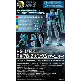 Gundam 45th Anniversary! HG 1/144 RX-78-2 Gundam Earth Color