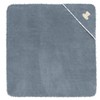 Vossen Baby & Toddler Teddy Hooded Towel Dusty Blue 100100