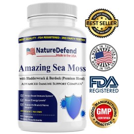 100% Pure Sea Moss, All Natural. Supports Immune & Brain. Free Shipping. Quality Matters!