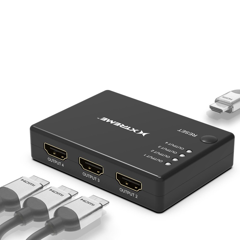 XTREME 4PORT HDMI Splitter