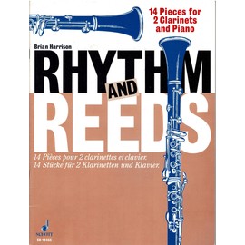 Rhythm and Reeds: 14 Pieces. 2 clarinets and piano.