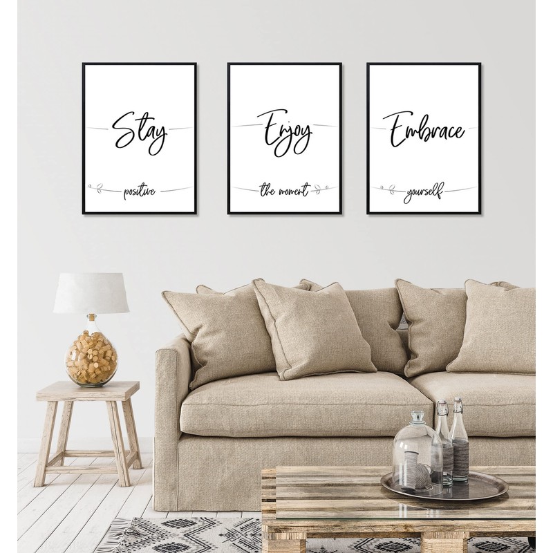 ELSKER&HOME 18x24 Poster Frame 9 Pack, Black Picture Frame for