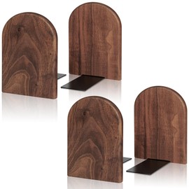 Book Ends,Bookends Wood Book Ends Universal Economy Bookend (2, Large)