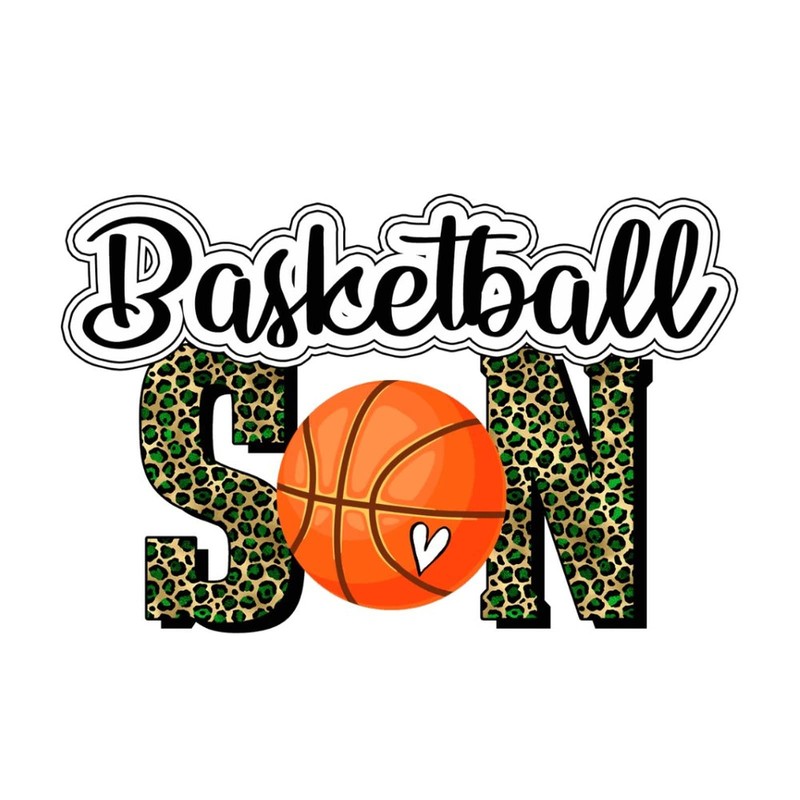 Football Son Sticker, Leopard Print Football Vinly Decal for Cars