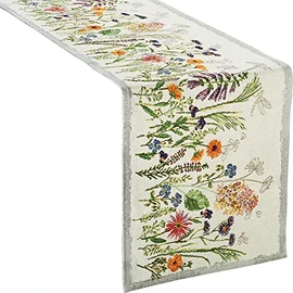 Sander Garden Delight Tapestry Table Runner 32 x 96 cm Multi-Coloured