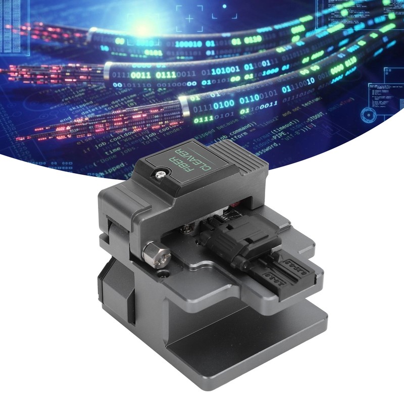 High Accuracy Fiber Cleaver Tungsten Steel Blade Automatic Return Optical