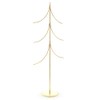 BestPysanky 6-Arm Tiered Tree Gold Metal Ornament Display Stand 14