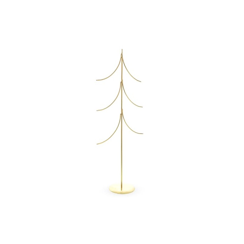 BestPysanky 6-Arm Tiered Tree Gold Metal Ornament Display Stand 14
