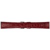 Mimosa Watch Band RA Shape Push Crocodile 19mm Wine