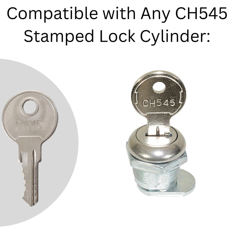CH545 Cabinet Replacement Key - Key for Storage, File, Desk