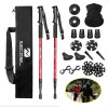 2 Pcs Bastones Senderismo Plegables Trail Running Y Trekking
